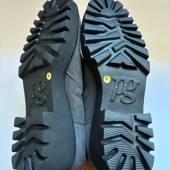 Paul Green NEWBURY Suede Wedge Boots IRON PLATFORM CHUNKY Sz 5.5/ US8 - Picture 7 of 9